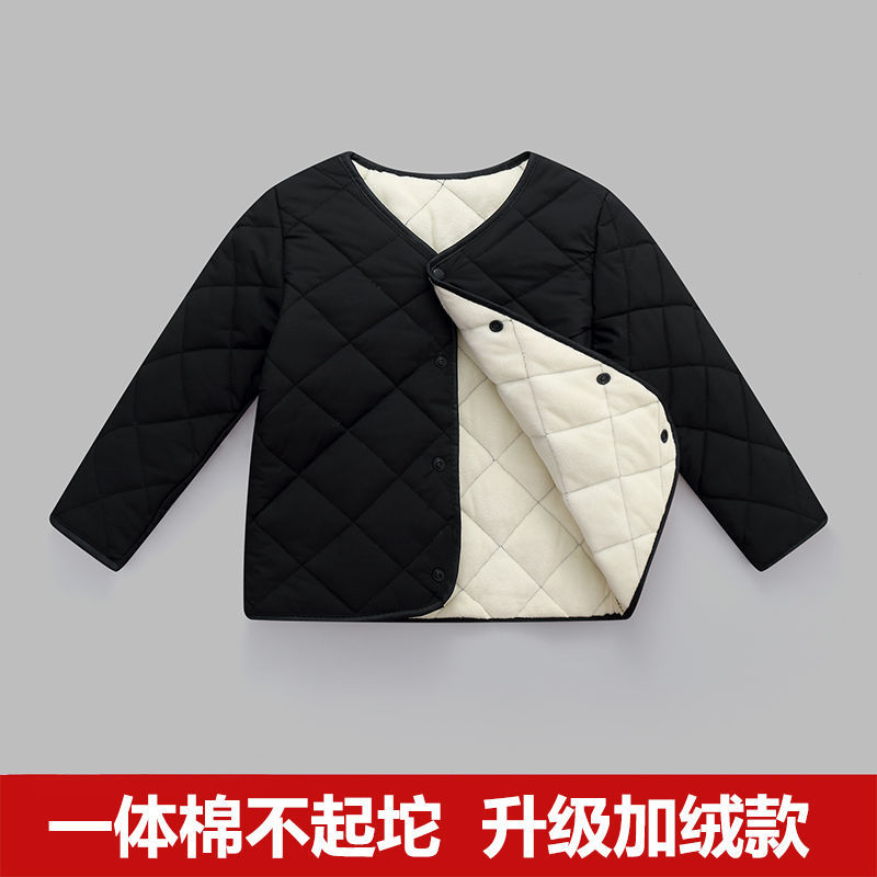 儿童羽绒服男女童轻薄款内外穿棉袄内胆中小童宝宝保暖棉新年童装