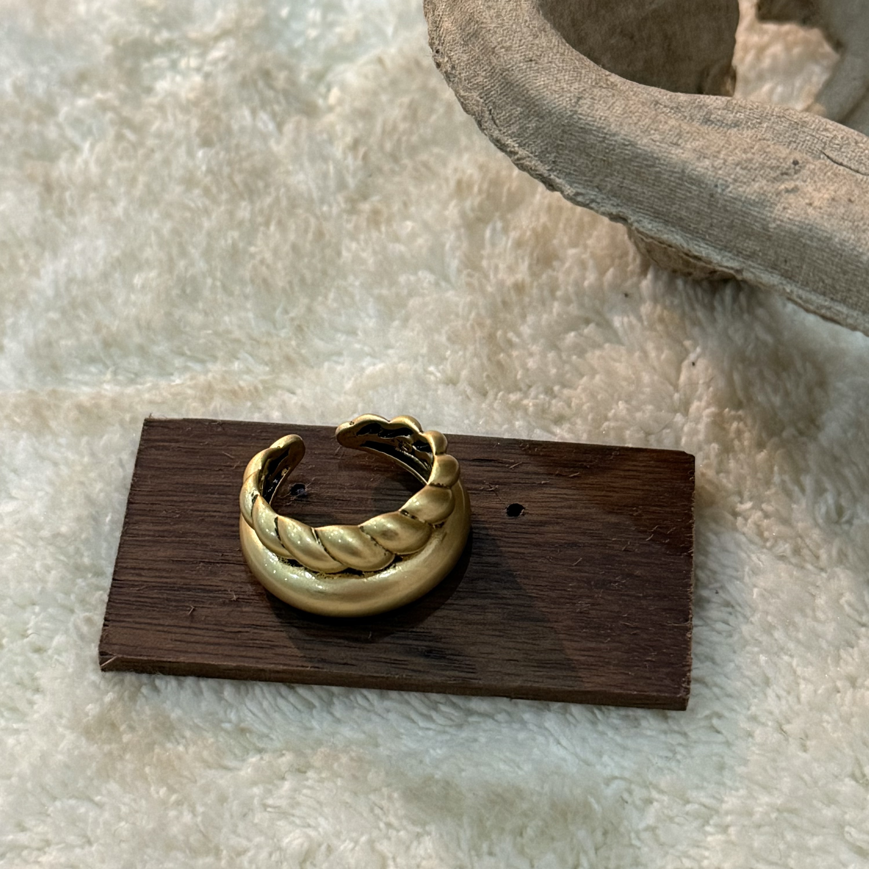 铜合金戒指 HRY0-铜合金纹路复古小众戒指HRY0-468