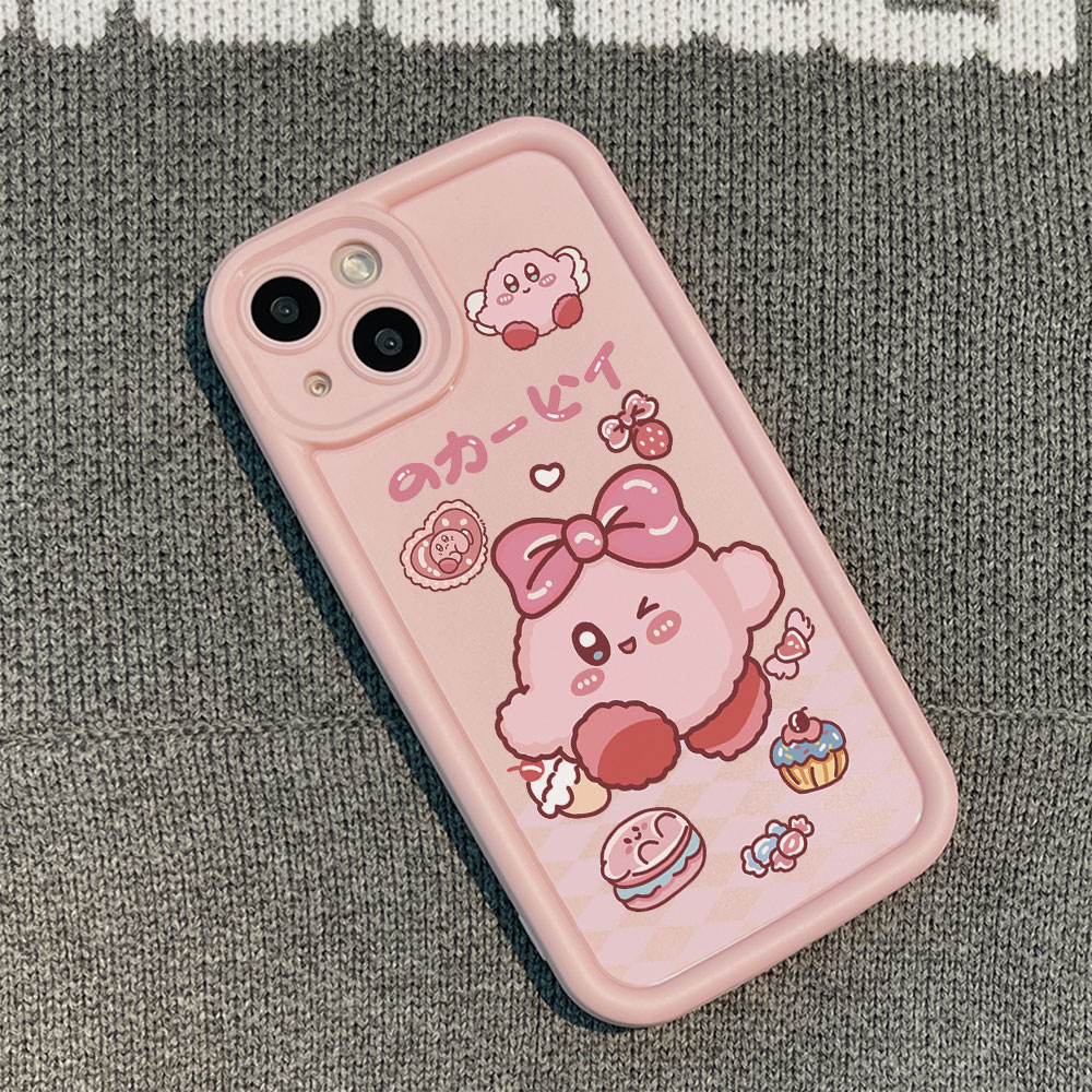 可爱卡比苹果15手机壳iPhone14promax个性7/8plus创意13/12/11/xr
