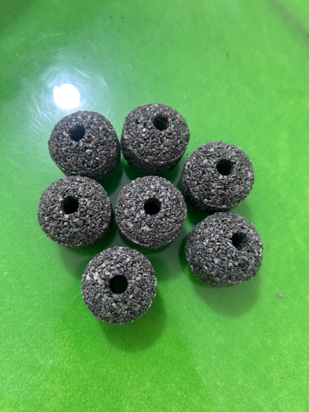 过滤滤材原矿直径25培菌球5斤装