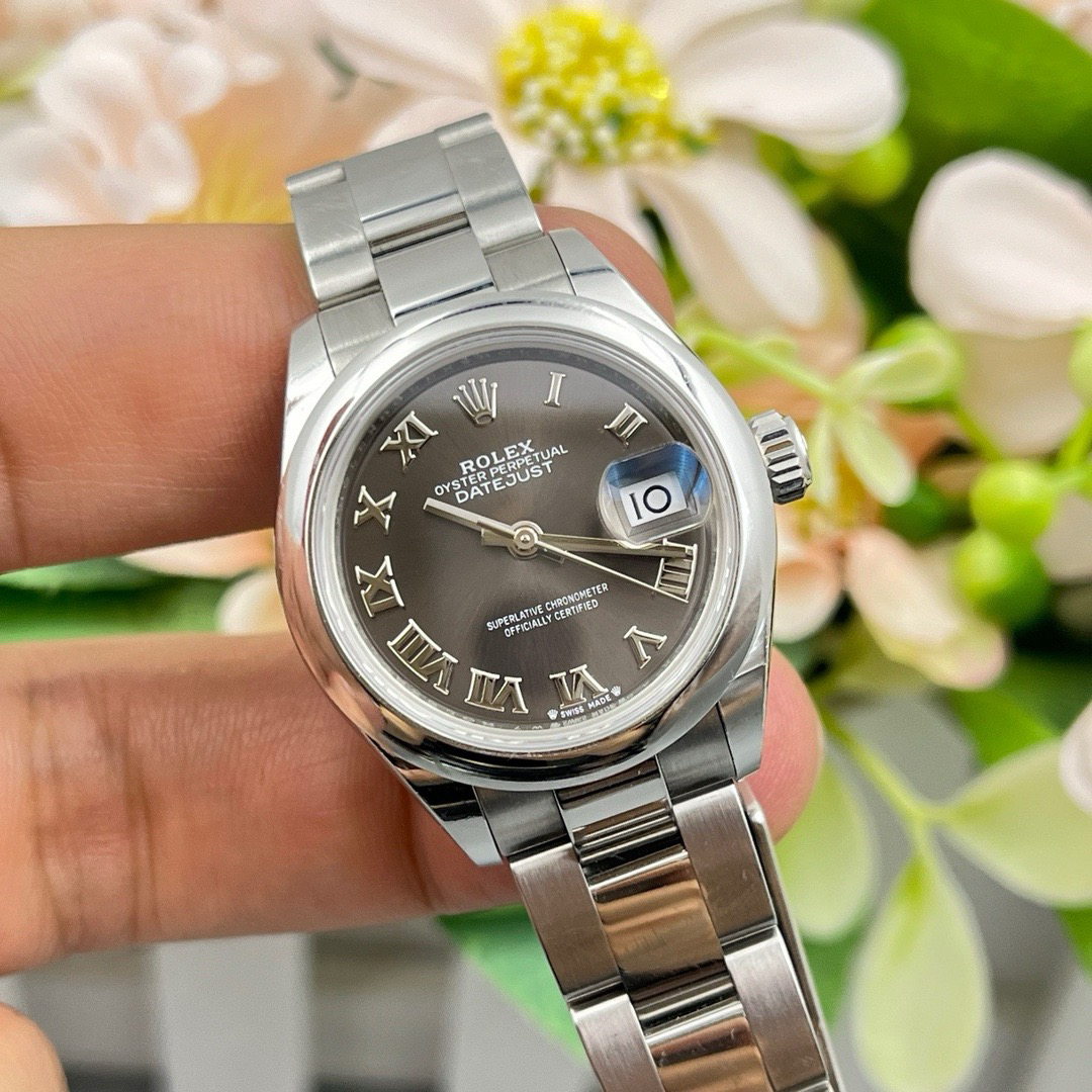 95新 Rolex/劳力士 日志型279160大象灰28表径