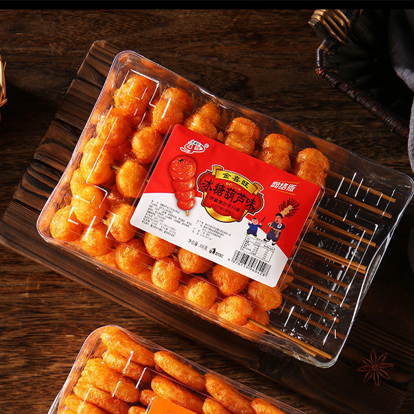 金喜旺豆制品圆球辣条网红零食小吃冰糖葫芦辣条盒装38好物妇女节