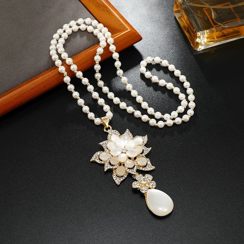 铜合金气质百搭亚克力项链x558