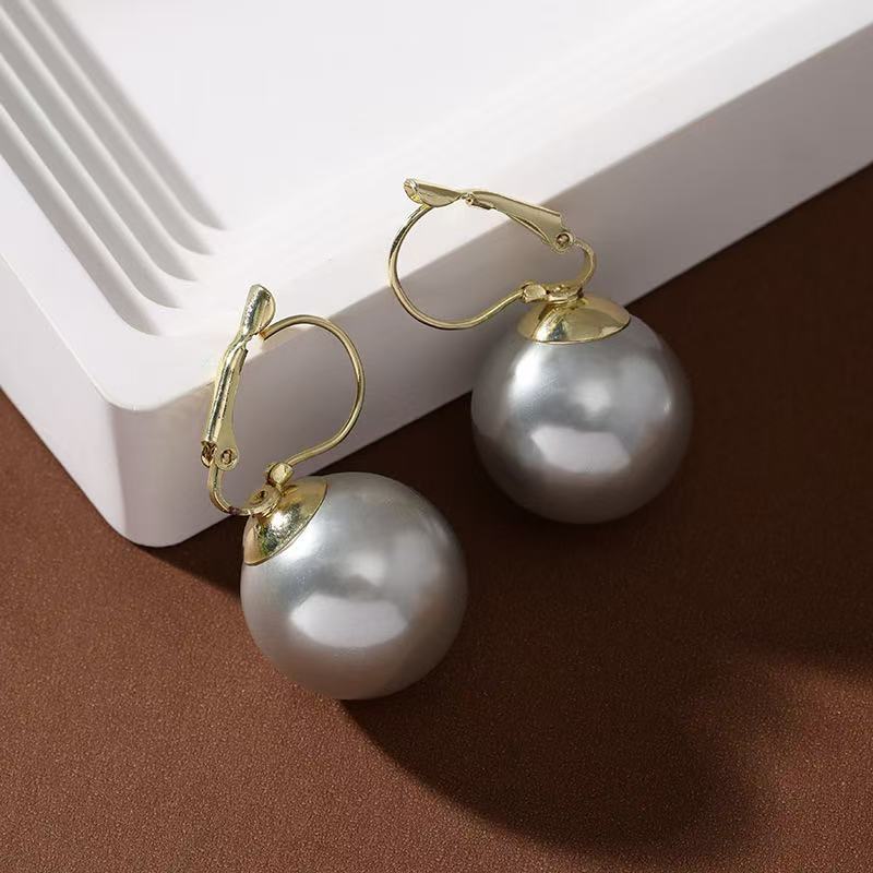 非金属仿珍珠耳饰 高端大气简约百搭时尚耳饰耳钉 e083