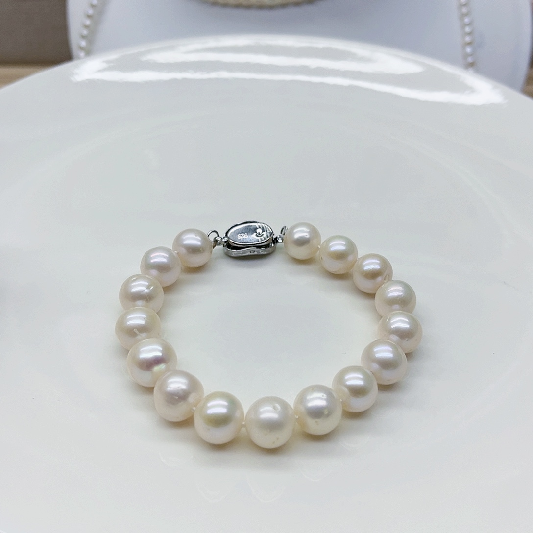 淡水珍珠手链合金