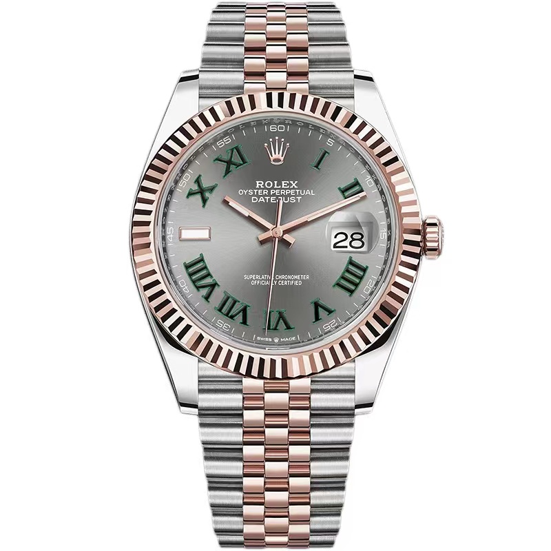 99新 Rolex/劳力士 126331/玫瑰金绿萝/表径41/公价128200