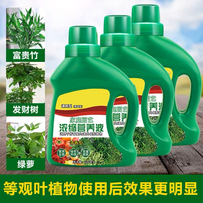 【新人1.1】超浓缩通用型营养液花草盆栽水培花卉绿萝肥料室内绿植