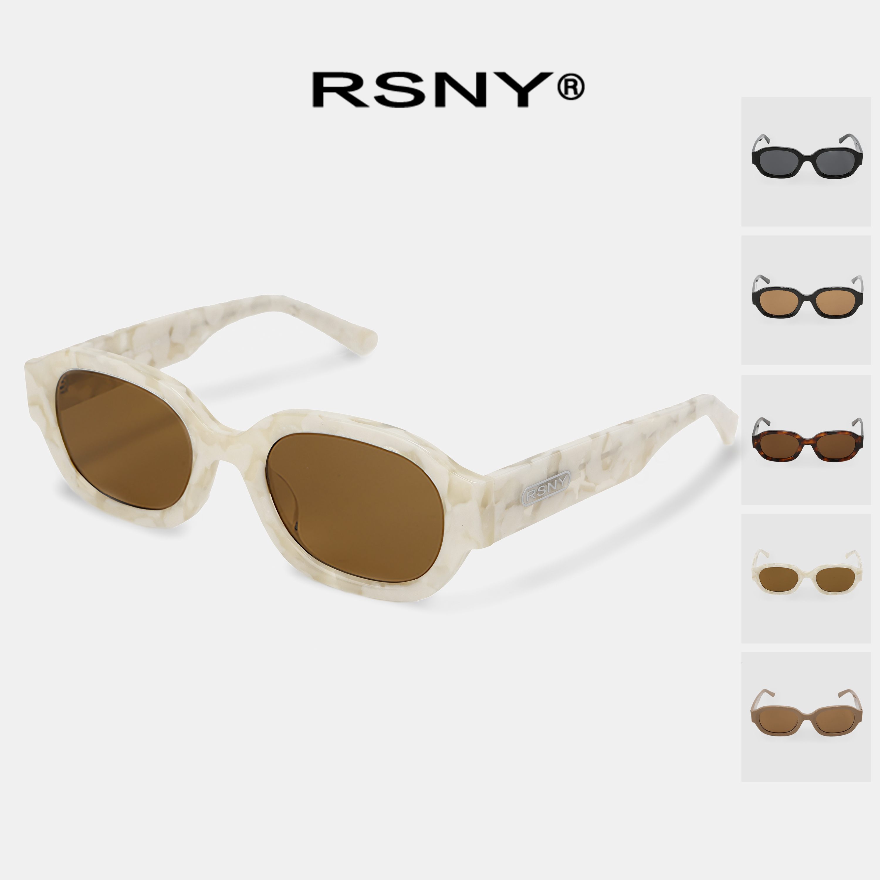 RSNY UN Retro太阳眼镜欧美时尚个性百搭高级感墨镜百搭MJ0007