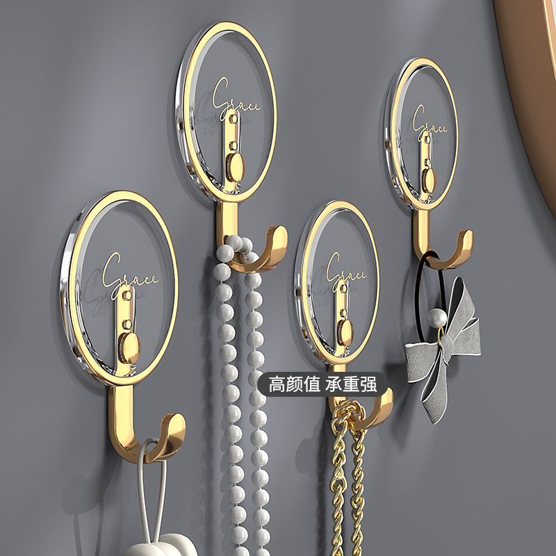 新疆包邮挂钩粘钩贴钩强力粘胶免打孔墙壁承重无痕粘贴透明厨房贴