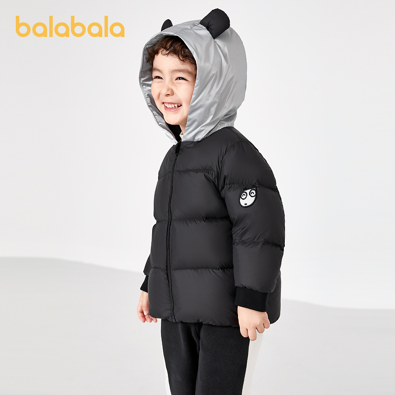 巴拉巴拉羽绒服冬季温暖两件套潮201422107104