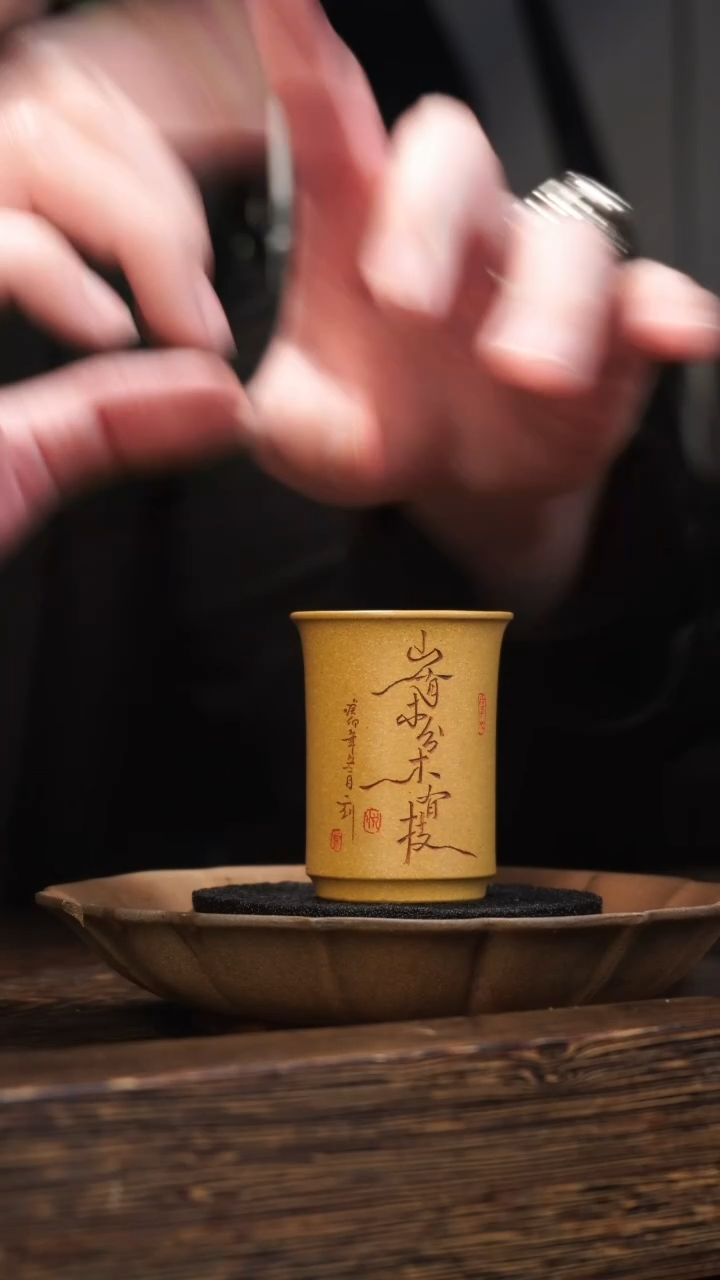 【闪购商品】紫砂茶壶乘风阁原创.黄金段《山有木兮木有枝》