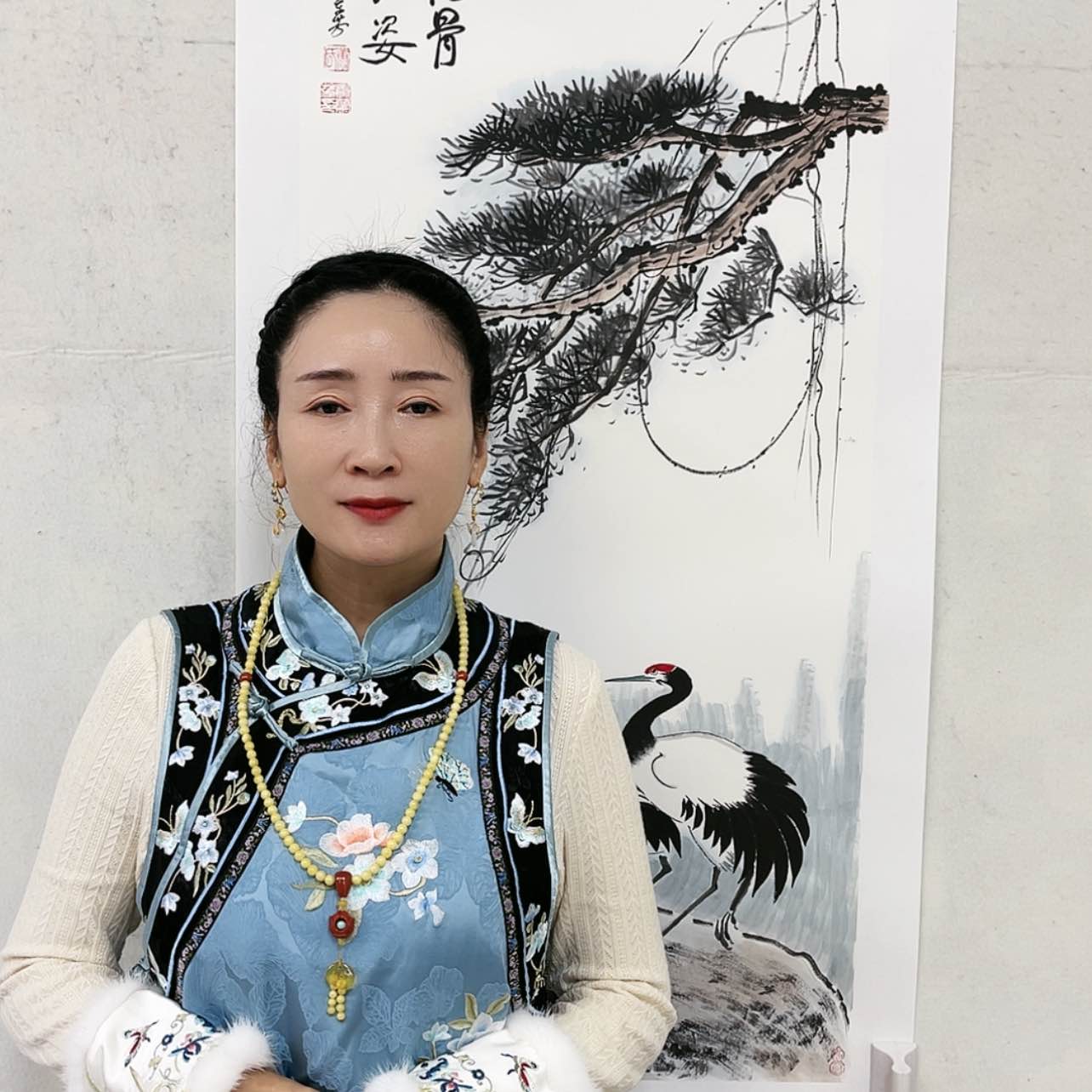 【闪购商品】书法大红袍康兰芳老师真迹