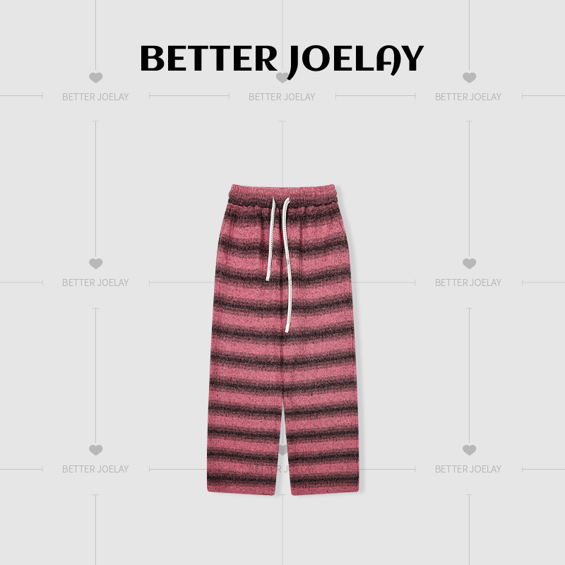 长腿收割机 -【条纹晕染】KKH2008款百搭宽松休闲裤舒适垂感裤直筒