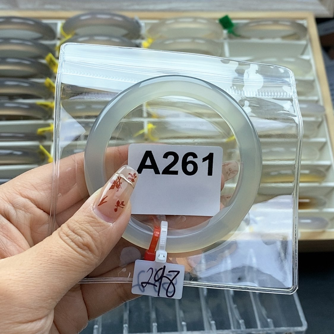 【闪购商品】玛瑙/玉髓手镯未镶嵌算*，