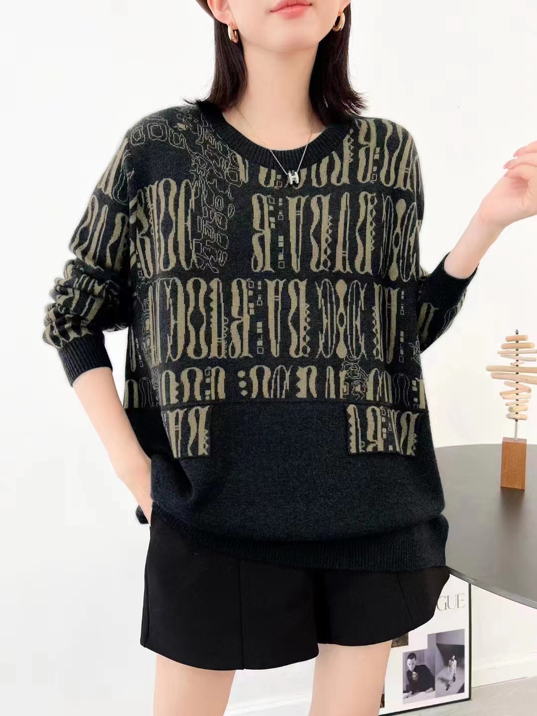 2024新款毛衣女高级轻奢高贵品质女装直播洋气妈妈装上衣针织衫女