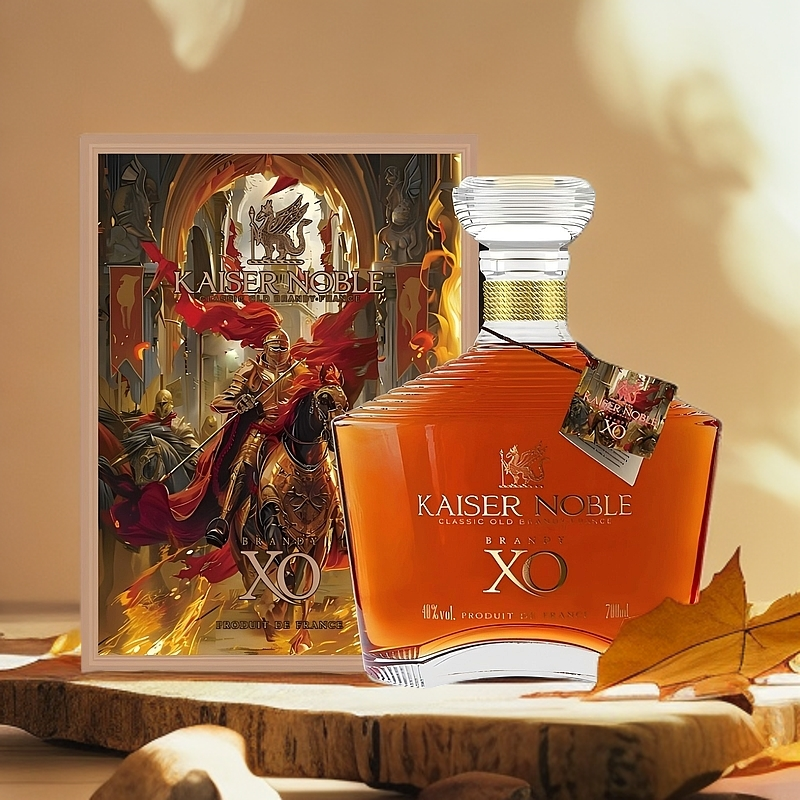 【A】凯萨贵族骑士XO白兰地40度700ml礼盒装洋酒