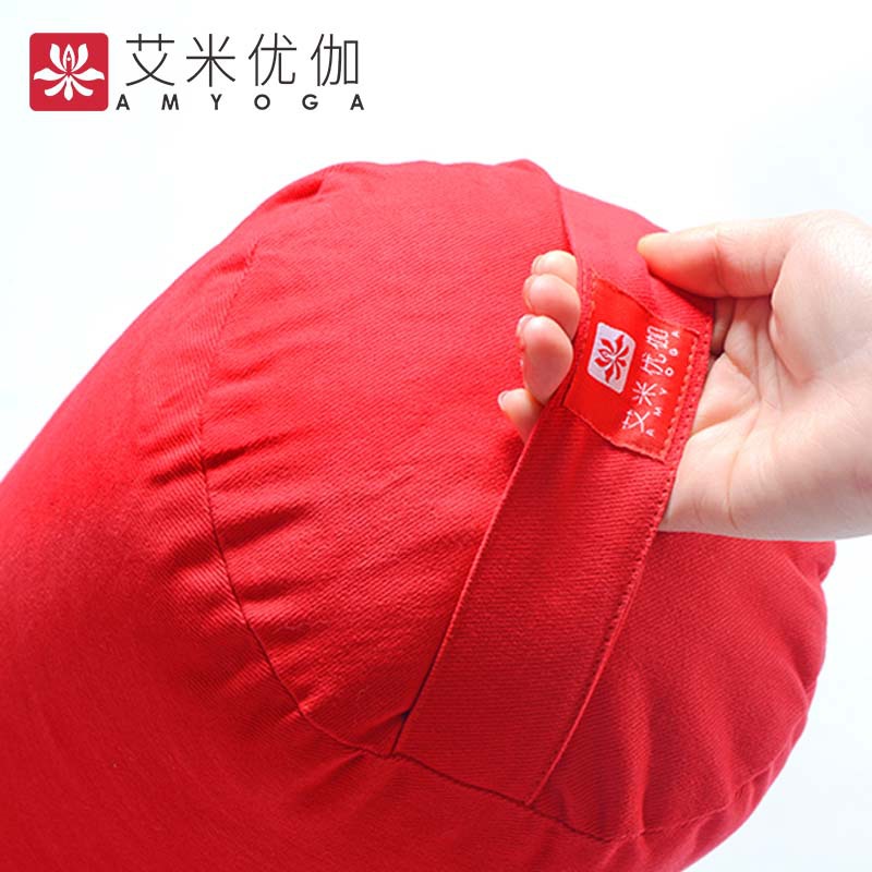 厂家直销圆形艾扬格舒适瑜伽抱枕阴瑜伽孕妇枕