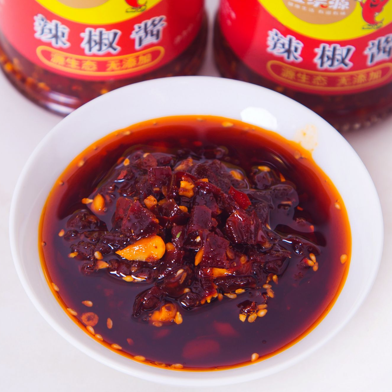 金浣源河南辣椒酱下饭拌面酱特产美味  油辣椒酱