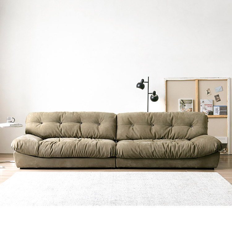 【高定云朵-至尊版】摩图家用云朵沙发布艺网红直排极简磨砂布沙发