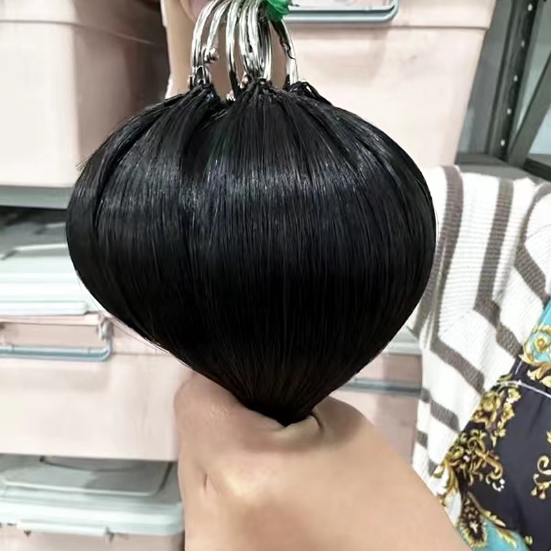 三代无折头抽芯原辩发羽毛接发