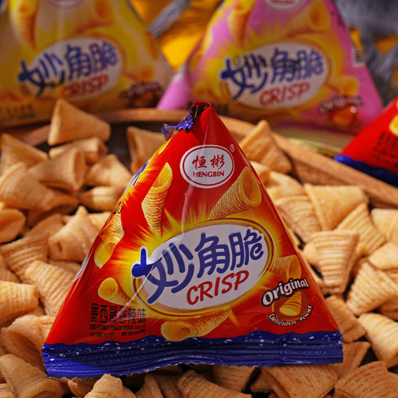 火锅店同款小零食妙角脆三角酥尖角脆酥脆可口妙脆角膨化休闲食品