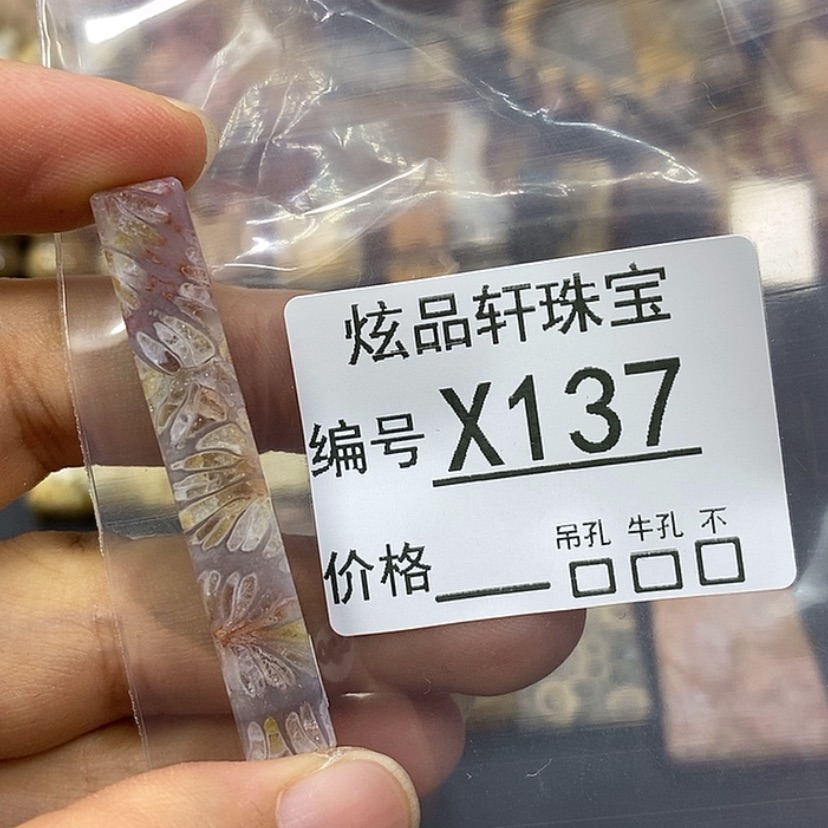 【闪购商品】硅化珊瑚（珊瑚玉）吊坠未镶嵌用****7k 137