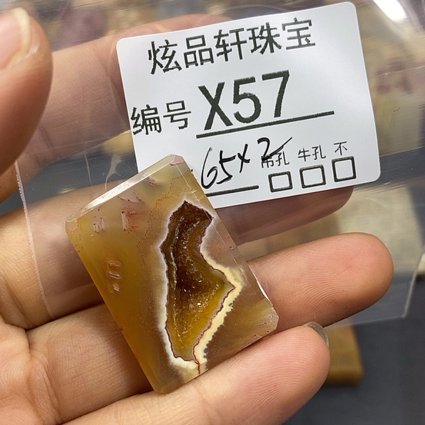 【闪购商品】硅化珊瑚（珊瑚玉）吊坠未镶嵌用****7k 57
