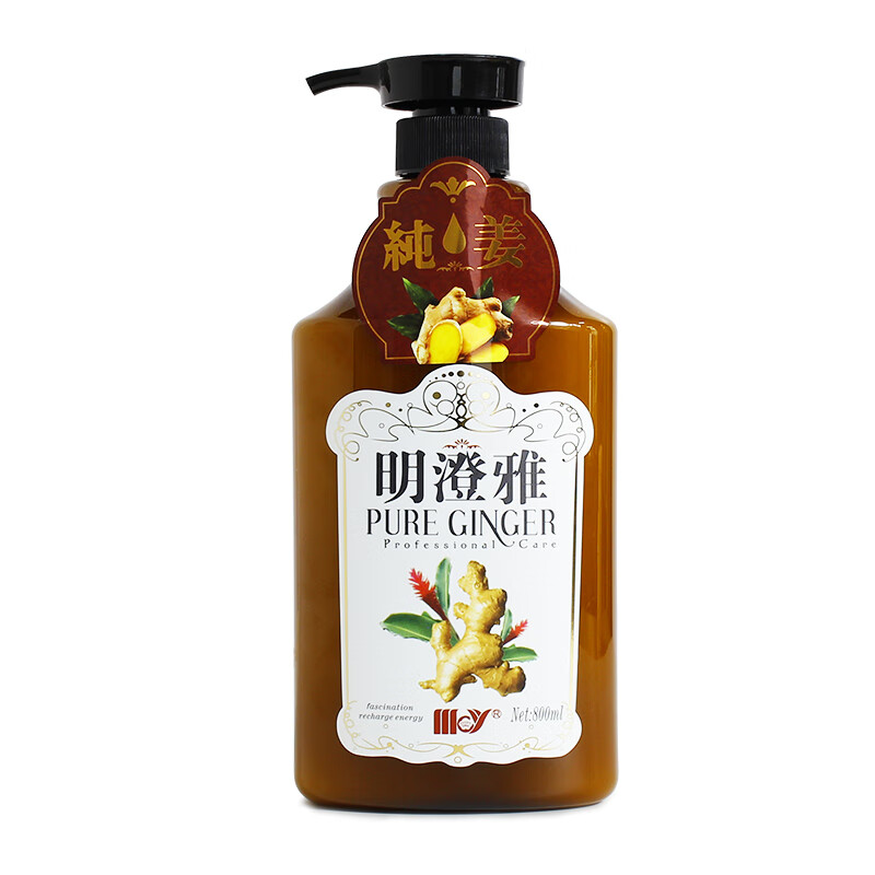 明澄雅纯姜护发洗发水老黄姜养发清爽控油改善毛躁 正常规格 800m