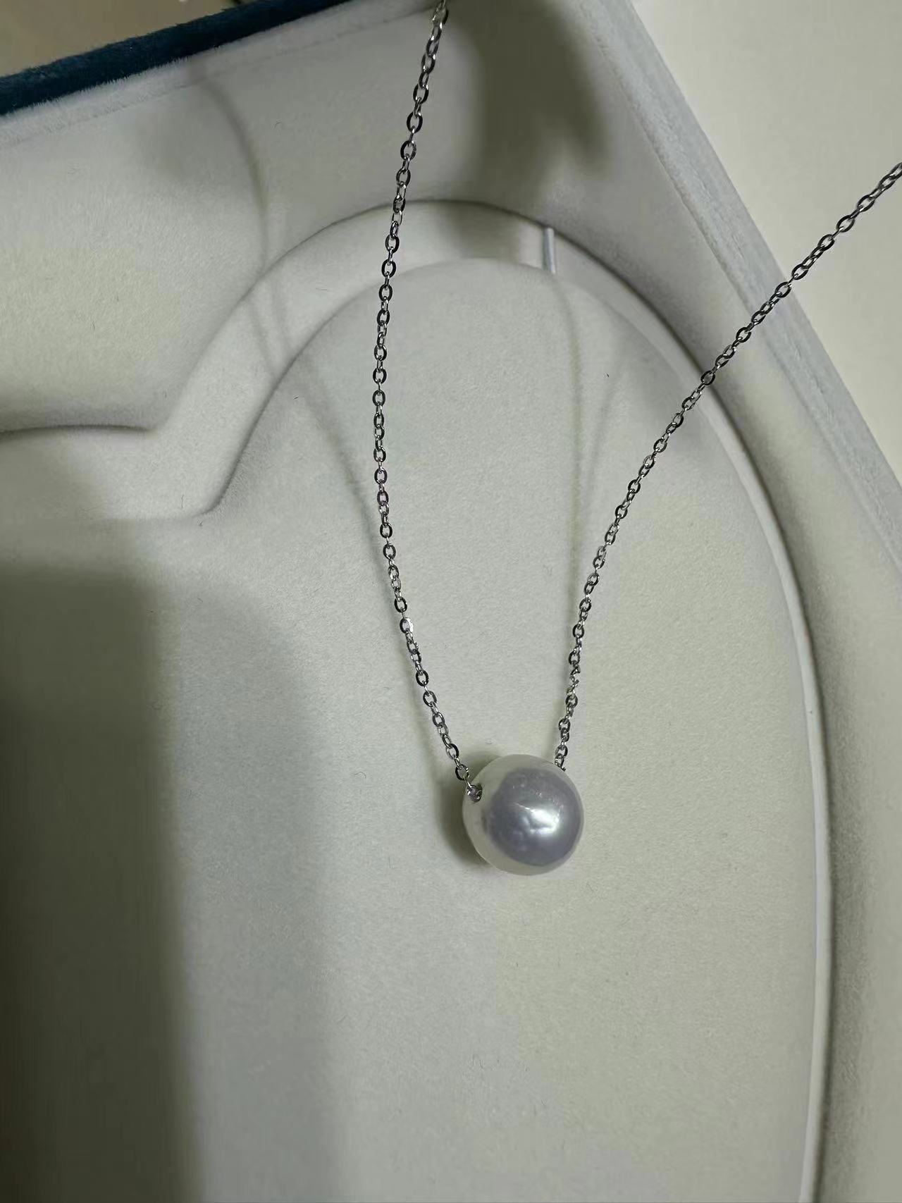 【专属】S925银巴洛克吊坠10-11mm时尚/百搭/显眼/路路通