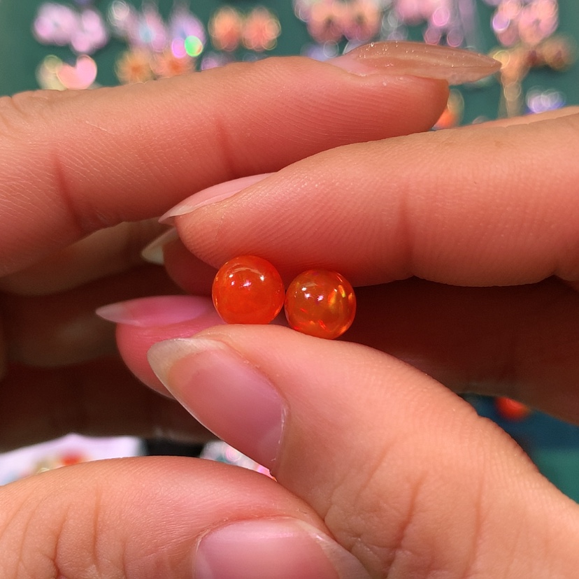 【闪购商品】欧泊裸石定制镶嵌银S925镶嵌默*