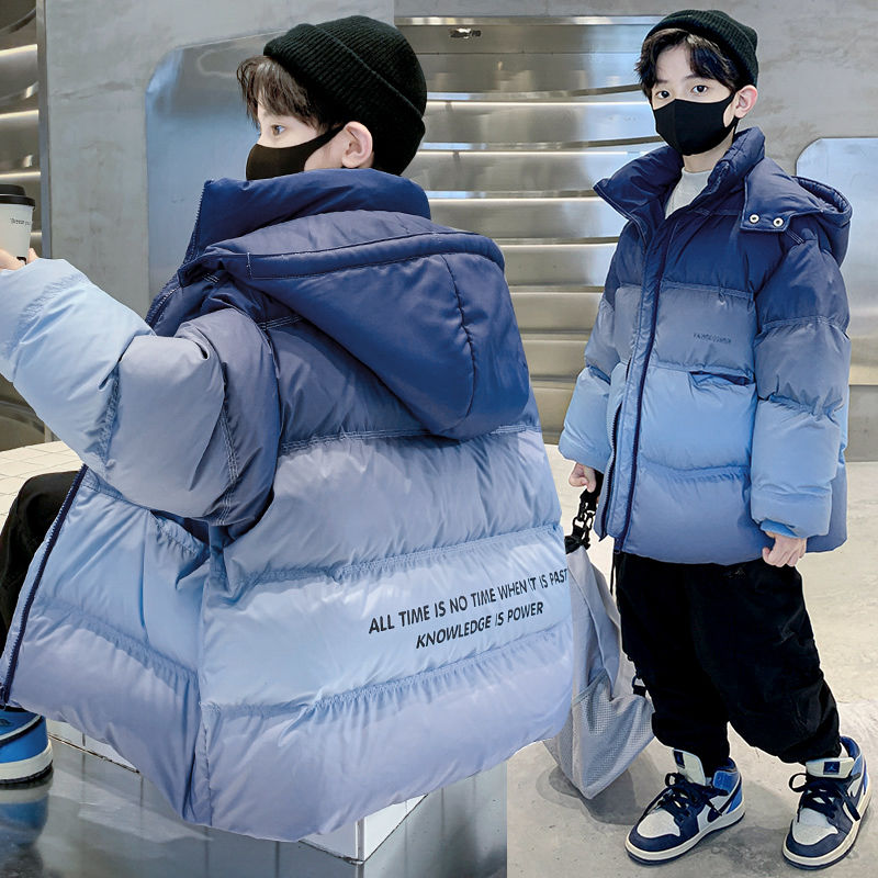 秋冬新款儿童装冬装男童羽绒衣免洗新款中大童冬季加厚服保