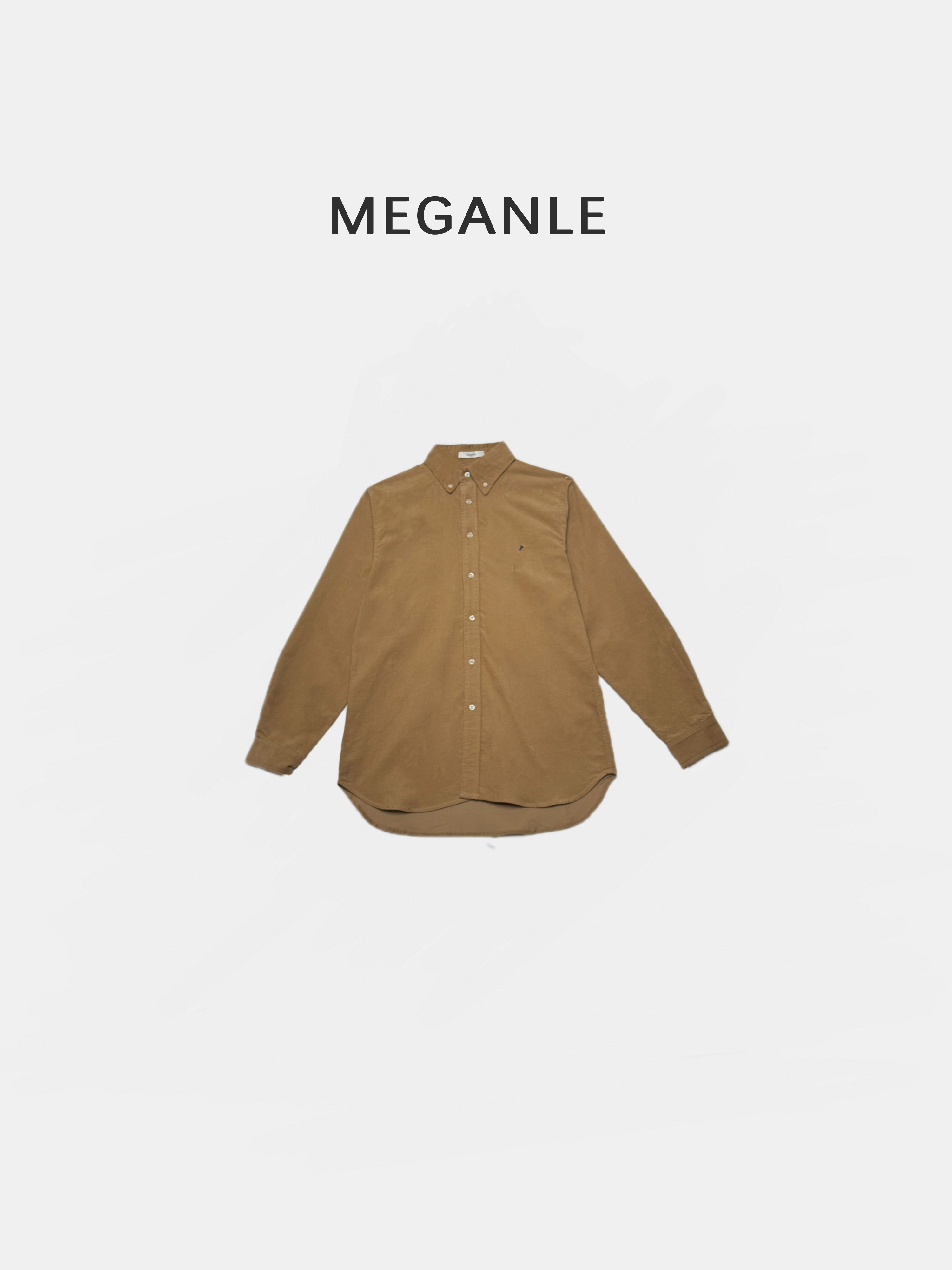 【环游记】MEGANLE 经典版型棉灯芯绒休闲长袖衬衣2024509