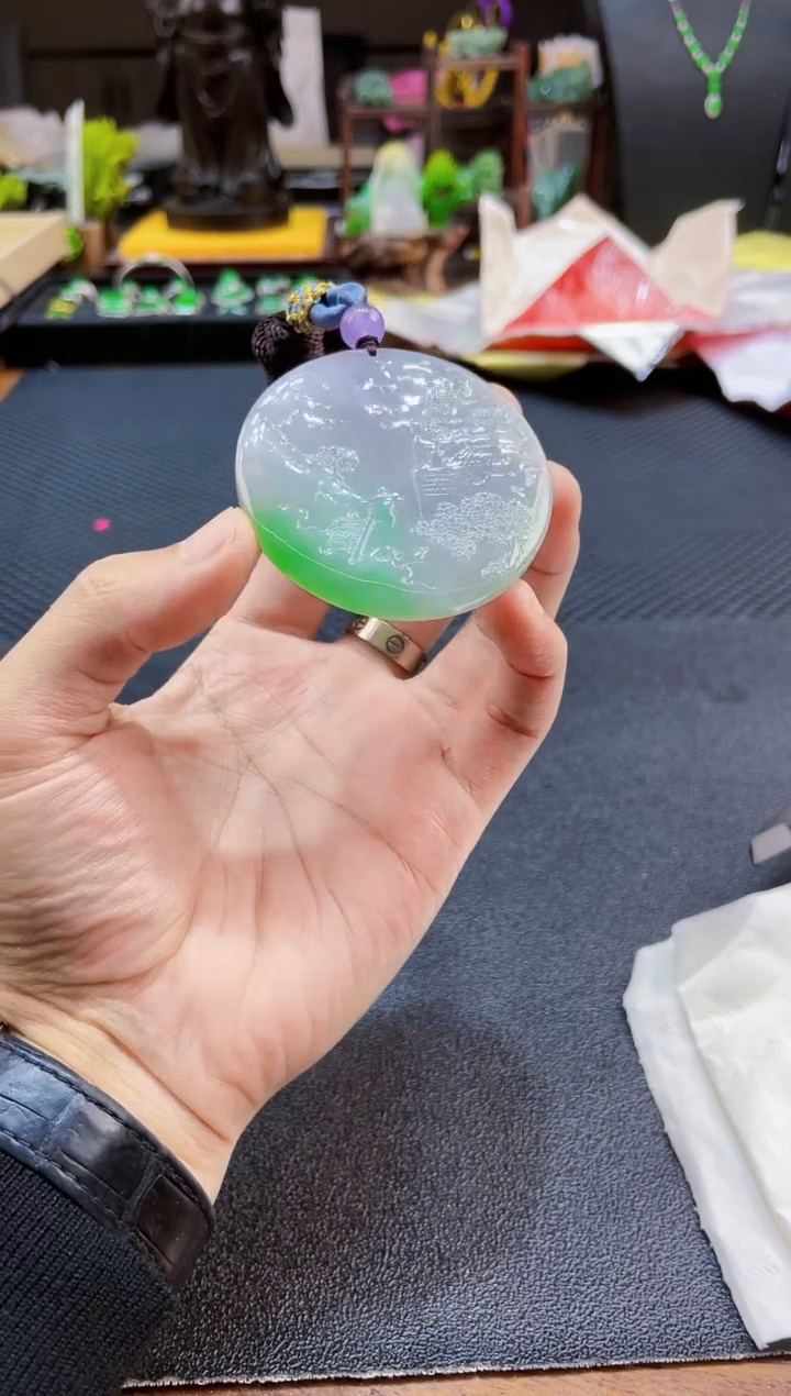 【闪购商品】翡翠吊坠未镶嵌1