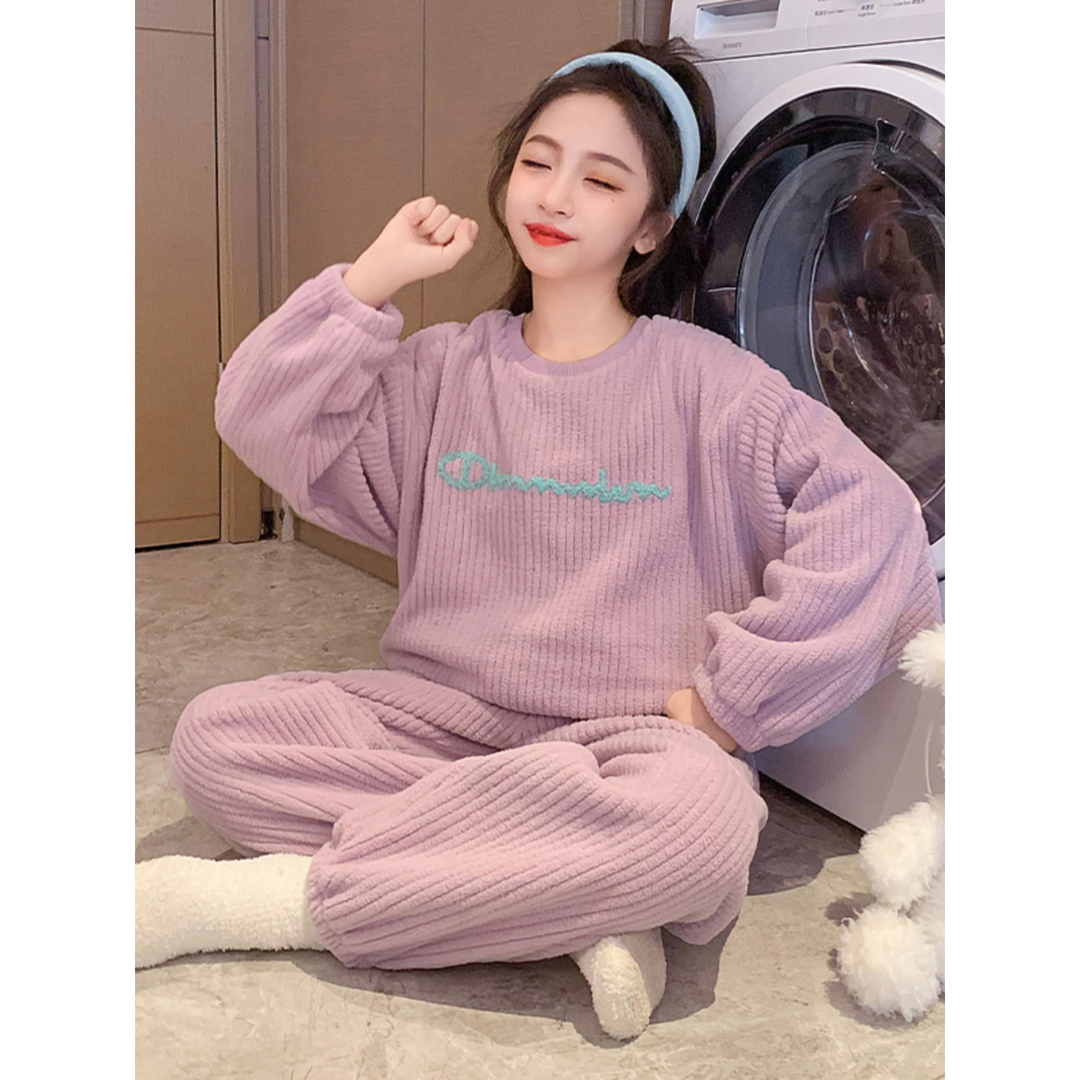 巴拉巴拉恩女童睡衣秋冬款珊瑚绒儿童女孩冬装法兰绒加厚大童冬季