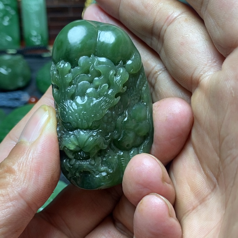 【闪购商品】和田玉（碧玉）挂件未镶嵌