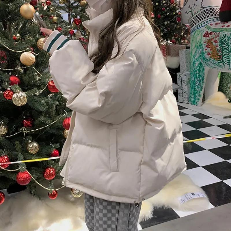 新款羽绒服2023年冬季新款羽绒服女加厚面包服羽绒衣学生韩