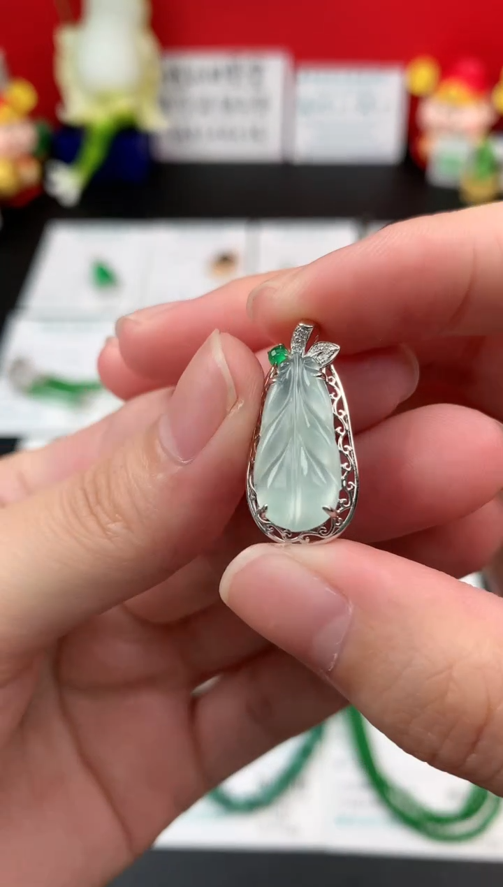 【闪购商品】定制翡翠18K金镶嵌模式推广期48小时鉴赏期