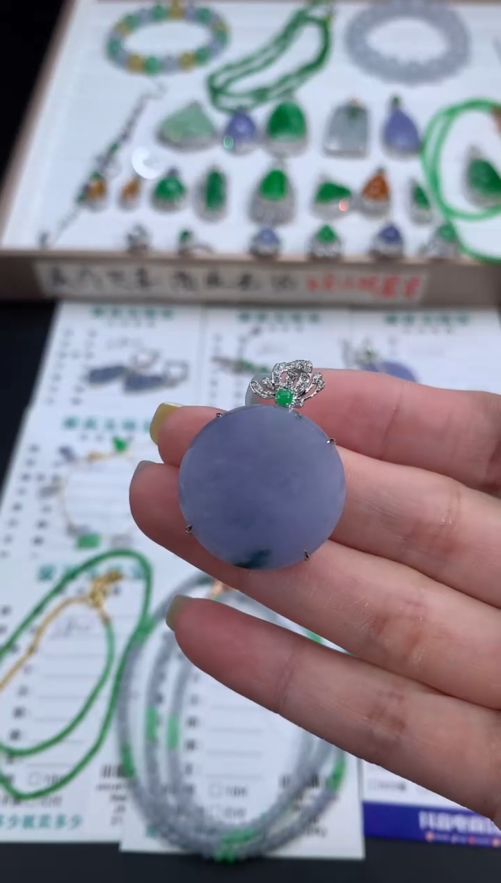 【闪购商品】定制翡翠18K金镶嵌模式推广期48小时鉴赏期