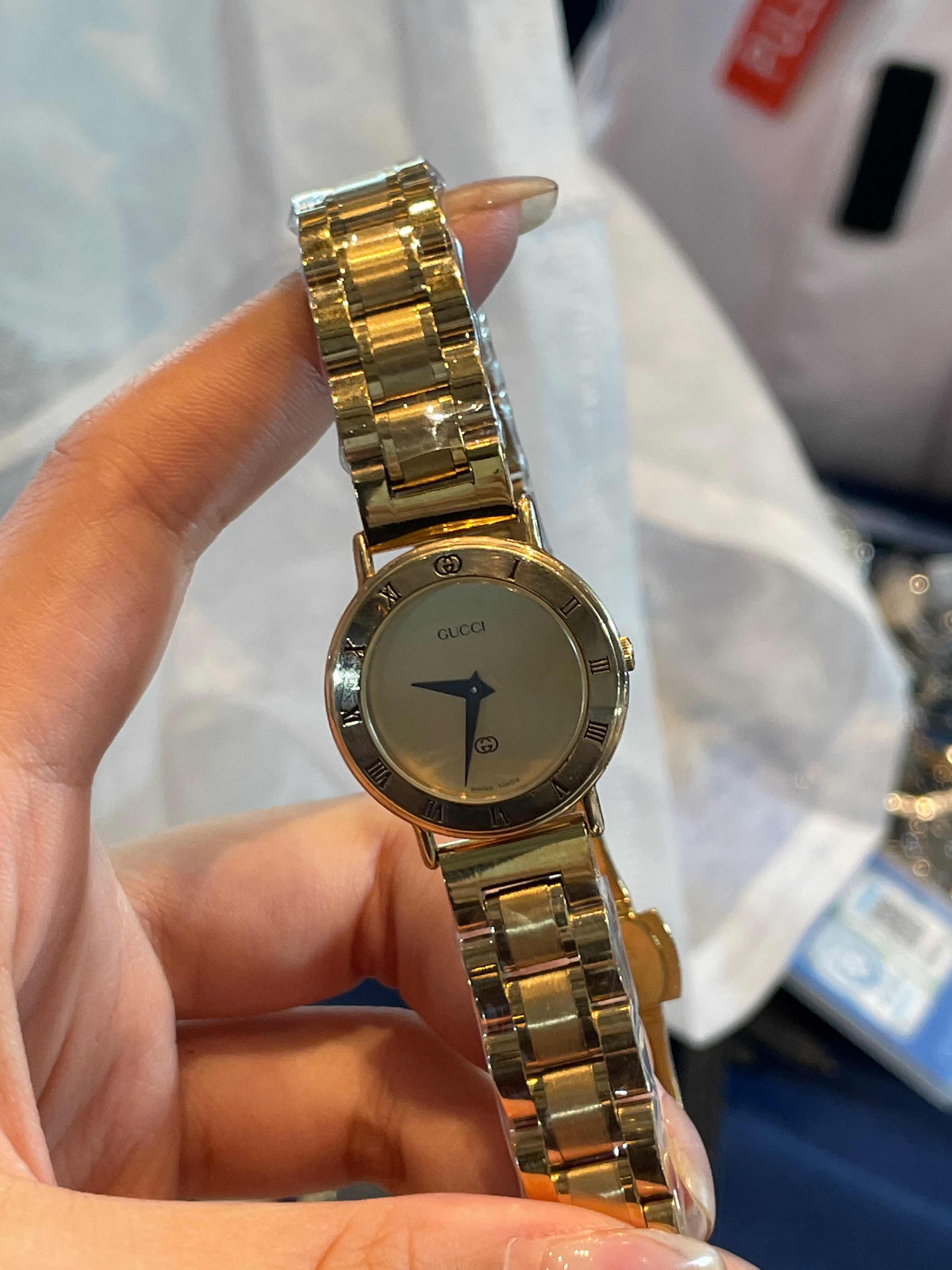 95新 GUCCI/古驰  石英腕表25mm/公价18999/WH5180 表展