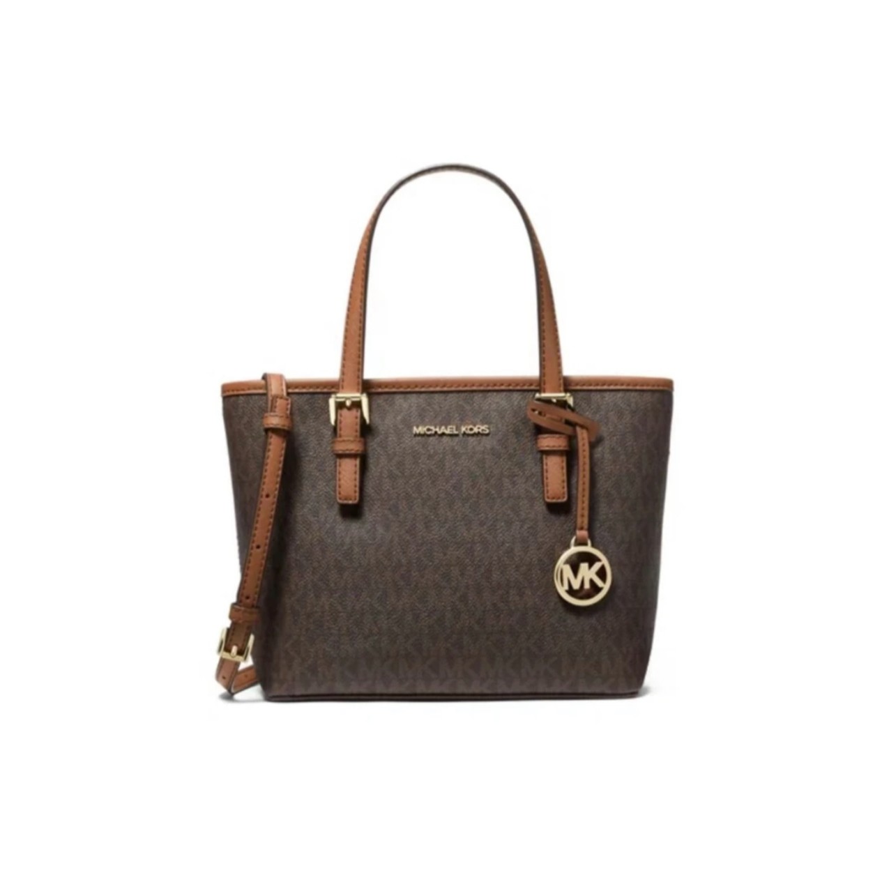 MK 35T9GTVT0B 时尚小号女款老花焦糖篮子包 23*19*10