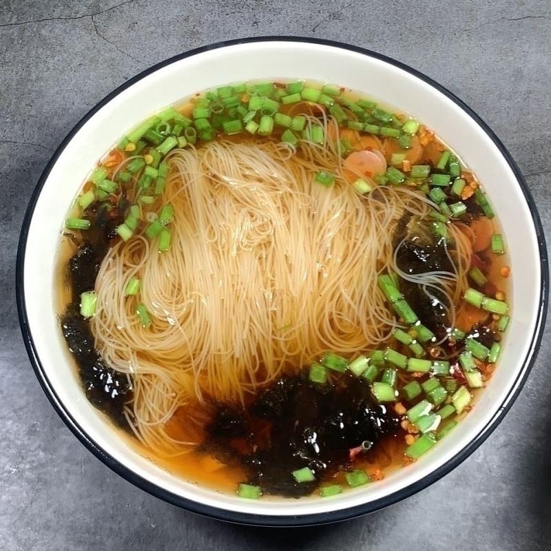 拾味匠长款手工发酵面空心挂面特细面条坠面空心贡面优质1200g