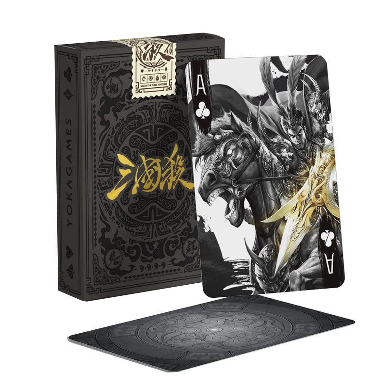 三国杀扑克创意扑克纸牌国风卡牌花切水墨风格进口黑芯限量正版