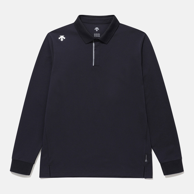 DESCENTE/迪桑特韩国版塔夫面料长袖POLO衫SP323UPL81