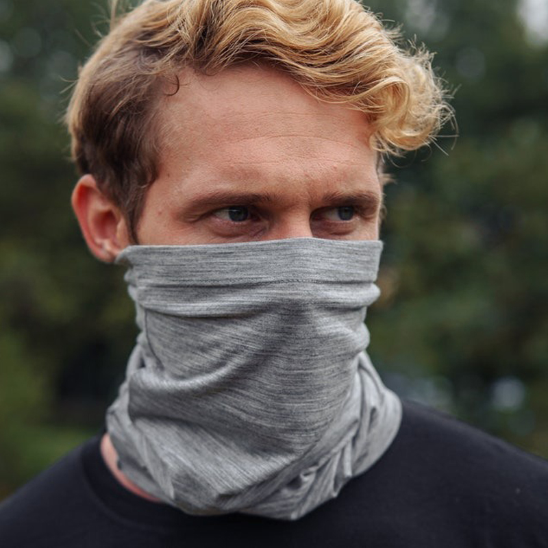 男女款美丽诺羊毛透气魔术头巾春夏季速干骑行围脖户外美利奴面罩