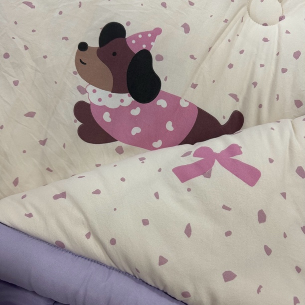 【紫色腊肠狗春秋被】150四季柔软亲肤春秋被冬被