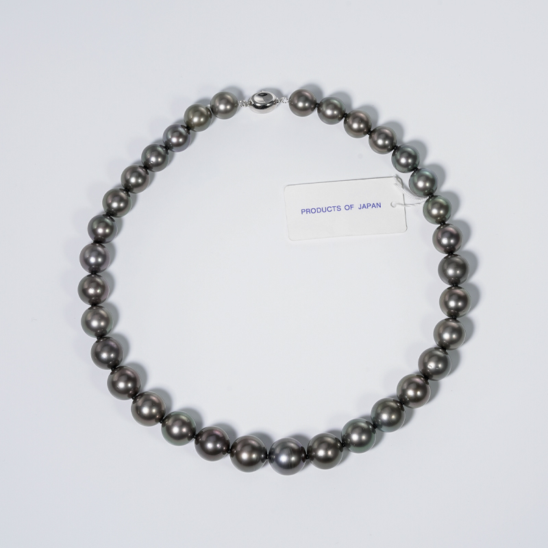 Gloire/古名【乐乐】S925银 大溪地项链（带真科研SK证）8-11mm-Z1522