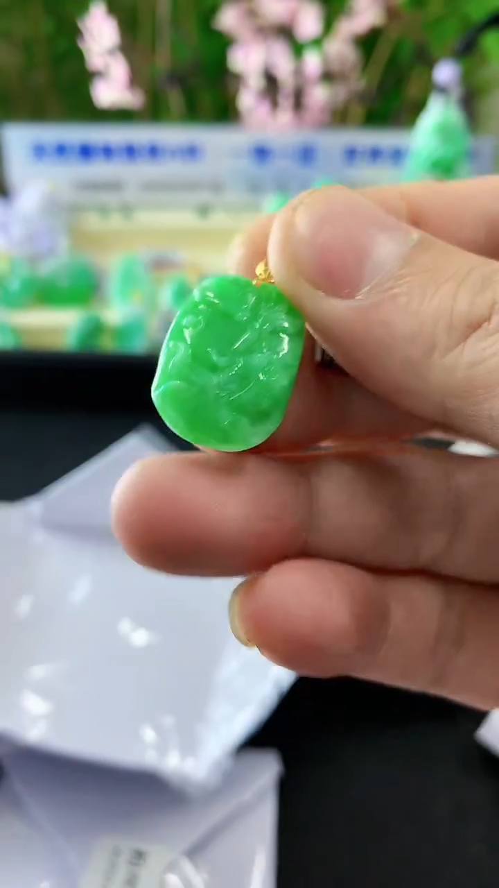 【闪购商品】翡翠颈饰未镶嵌挂件