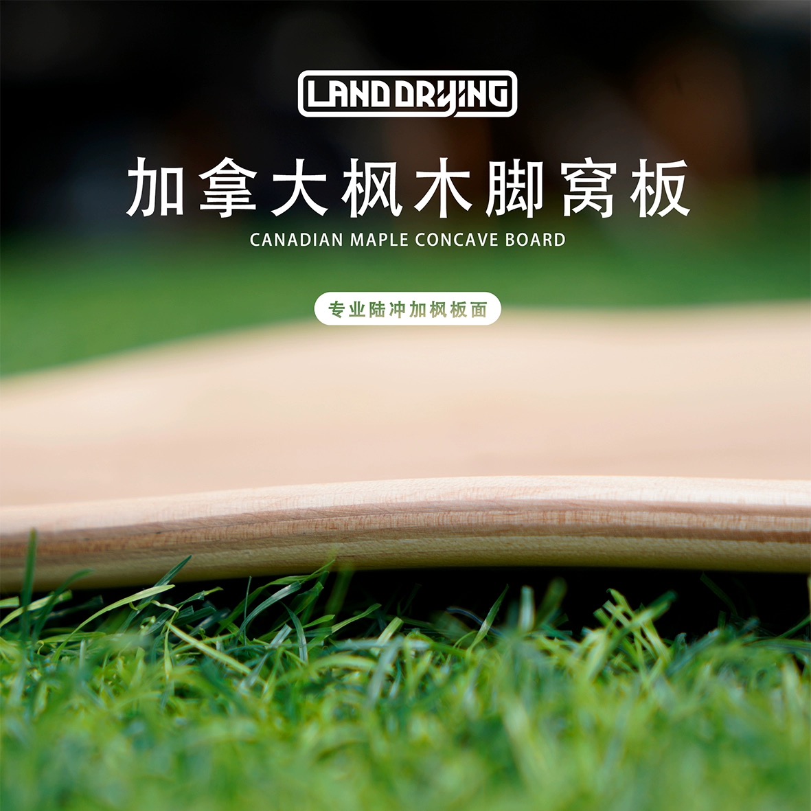 陆地制燥LandDrying陆地冲浪板成人四轮滑板加拿大专业枫木板面