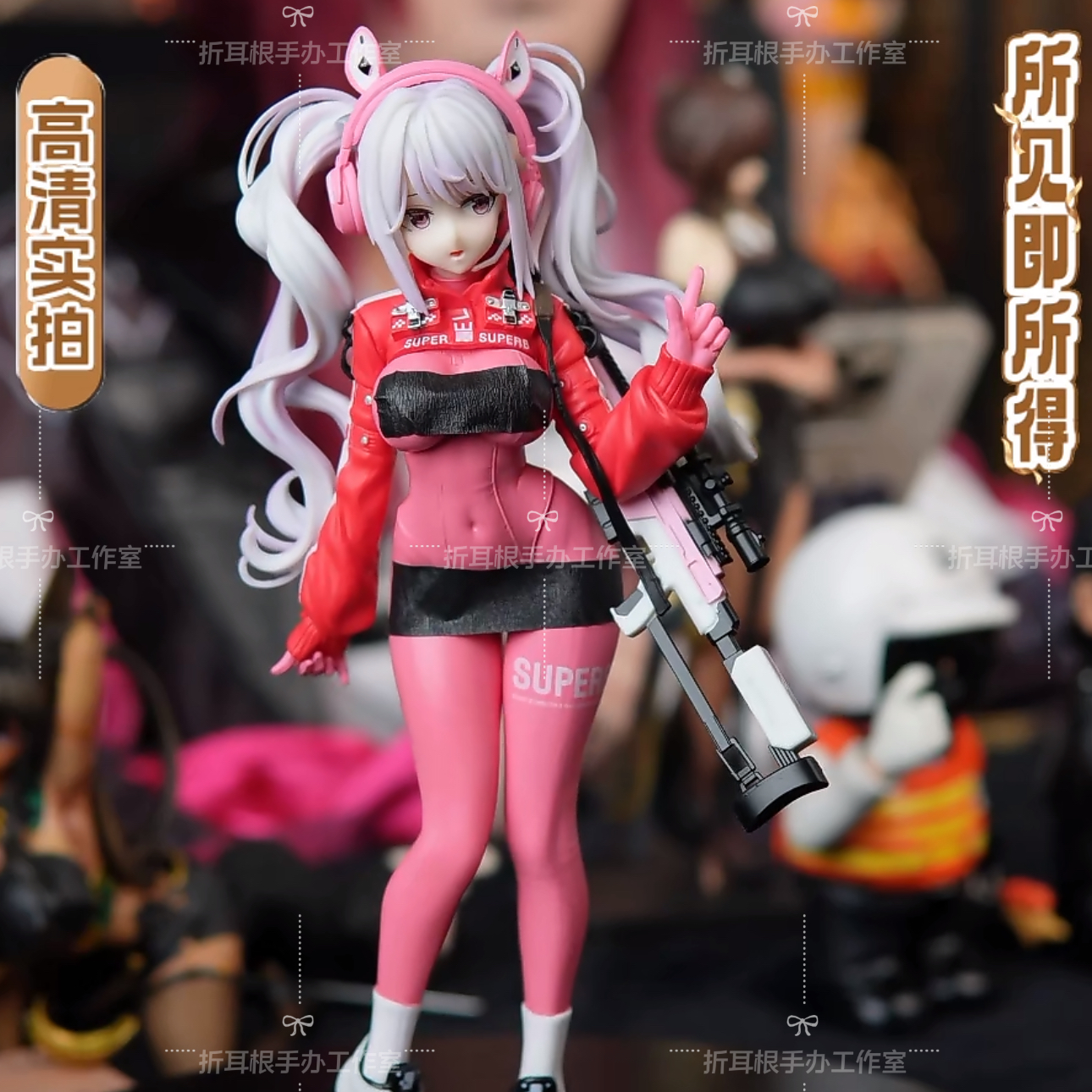★尾货★NIKKE胜利女神周边爱丽丝妮姬双马尾手办