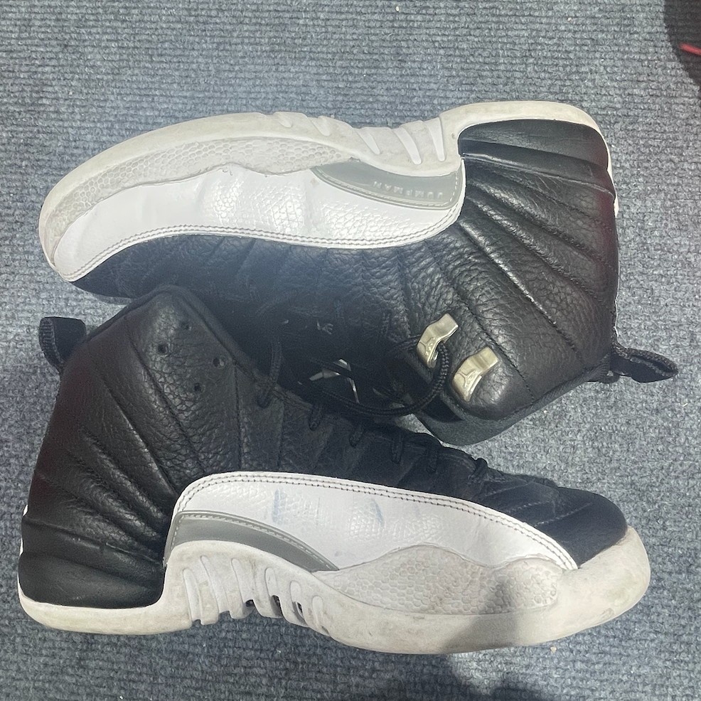 QIAODAN/乔丹39码 公价699 AJ11 高帮 复古篮球鞋 GS 黑白色